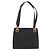 Borsa Tote Gancini in pelle nera e oro Salvatore Ferragamo Auth YKZ727 - vista 2