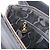 Borsa Tote Gancini in pelle nera e oro Salvatore Ferragamo Auth YKZ727 - vista 20