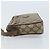 GUCCI GG Supreme Clutch Bag PVC Beige Oro Auth YKZ053 - vista 4