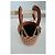 Borsa a secchiello Staud Moreau Macramè in pelle marrone - vista 15