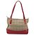 Borsa Tote Burberrys Nova Check in tela beige e oro Auth AMZ511 D'oro - vista 2