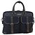Borsa da lavoro Burberry Black Label 2 vie Nero Argento Auth mr2251