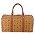 Borsa Boston Vicetos Logogram MCM in pelle PVC marrone e oro Auth mr2119 D'oro - vista 2