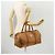 Borsa Boston Vicetos Logogram MCM in pelle PVC marrone e oro Auth mr2119 D'oro - vista 23