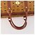 Borsa Boston Vicetos Logogram MCM in pelle PVC marrone e oro Auth mr2119 D'oro - vista 7