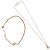 Collana Christian Dior metallo Due set Oro Auth ka3709 D'oro