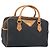 SAINT LAURENT Borsa a Mano PVC Tela Nera Oro Auth fm5269 Nero D'oro