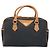 SAINT LAURENT Borsa a Mano PVC Tela Nera Oro Auth fm5269 Nero D'oro - vista 13
