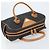 SAINT LAURENT Borsa a Mano PVC Tela Nera Oro Auth fm5269 Nero D'oro - vista 6