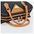 SAINT LAURENT Borsa a Mano PVC Tela Nera Oro Auth fm5269 Nero D'oro - vista 7