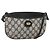 Gucci Borsa a Spalla GG Supreme PVC Navy Gold Auth YKZ1592 D'oro Blu navy