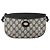 Gucci Borsa a Spalla GG Supreme PVC Navy Gold Auth YKZ1592 D'oro Blu navy - vista 13