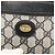 Gucci Borsa a Spalla GG Supreme PVC Navy Gold Auth YKZ1592 D'oro Blu navy - vista 18