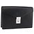 LOEWE Borsa Clutch Anagram in Pelle Nera Argento Auth BA11869 Nero