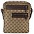 Borsa a Spalla GG Supreme Gucci Beige Argento 92551 Auth INZ071 - vista 13