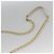 Borsa a Spalla con Catena Prada in Nylon Beige Oro Auth bs34265 D'oro - vista 9