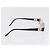 Gafas CHANEL plástico metal 3 Set Gris Negro CC Auth bs34338 Castaño - vista 23