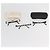 Gafas CHANEL plástico metal 3 Set Gris Negro CC Auth bs34338 Castaño - vista 26