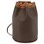 Céline Borsa a spalla in tela Macadam CELINE in pelle PVC marrone e oro Auth BAZ797 D'oro
