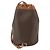 Céline Borsa a spalla in tela Macadam CELINE in pelle PVC marrone e oro Auth BAZ797 D'oro - vista 2