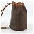 Céline Borsa a spalla in tela Macadam CELINE in pelle PVC marrone e oro Auth BAZ797 D'oro - vista 3