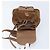 Bamboo Zaino in Bambù GUCCI Camoscio Marrone Oro 003 1705 0030 Auth AMZ377 D'oro - vista 10