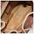 Bamboo Zaino in Bambù GUCCI Camoscio Marrone Oro 003 1705 0030 Auth AMZ377 D'oro - vista 11