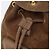 Bamboo Zaino in Bambù GUCCI Camoscio Marrone Oro 003 1705 0030 Auth AMZ377 D'oro - vista 22