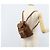Bamboo Zaino in Bambù GUCCI Camoscio Marrone Oro 003 1705 0030 Auth AMZ377 D'oro - vista 29
