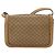 16 Céline Borsa a Spalla in Tela Macadam CELINE in Pelle PVC Beige Oro Auth BAZ705 D'oro - vista 2