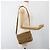 16 Céline Borsa a Spalla in Tela Macadam CELINE in Pelle PVC Beige Oro Auth BAZ705 D'oro - vista 22