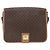 Céline Sac à épaule en toile Macadam CELINE en cuir PVC marron doré Auth ARZ857 - vue 13