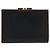 CÉLINE Circle Kompaktgeldbörse aus Leder Schwarz Gold Auth YKZ1057A Golden - Ansicht 2