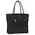 Borsa Tote Prada in nylon nero e oro Auth YKZ773 D'oro