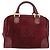 LOEWE Borsa a Mano Anagram in Pelle Scamosciata Bordeaux Oro Auth bs34369 D'oro Bordò - vista 13