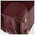 LOEWE Borsa a Mano Anagram in Pelle Scamosciata Bordeaux Oro Auth bs34369 D'oro Bordò - vista 15