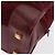 LOEWE Borsa a Mano Anagram in Pelle Scamosciata Bordeaux Oro Auth bs34369 D'oro Bordò - vista 16