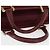 LOEWE Borsa a Mano Anagram in Pelle Scamosciata Bordeaux Oro Auth bs34369 D'oro Bordò - vista 7