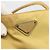 PRADA Borsa a mano in nylon gialla argento autentica 174791 Giallo - vista 17
