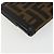 FENDI Cartera Larga de Lona Zucca Negra Marrón Auth am11263A Castaño Negro - vista 14