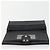 FENDI Cartera Larga de Lona Zucca Negra Marrón Auth am11263A Castaño Negro - vista 22