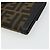 FENDI Cartera Larga de Lona Zucca Negra Marrón Auth am11263A Castaño Negro - vista 7