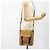 Borsa a Spalla Cartier in Pelle Beige Oro Auth hk3586 D'oro - vista 21