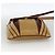Borsa a Spalla Cartier in Pelle Beige Oro Auth hk3586 D'oro - vista 5