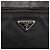 Borsa a Spalla in Pelle Nera e Argento PRADA Auth ka3716 Nero - vista 18