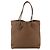 Gucci Borsa Tote in pelle marrone con dettagli argento 267903 Auth ka3676 - vista 2
