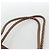Gucci Borsa Tote in pelle marrone con dettagli argento 267903 Auth ka3676 - vista 8