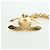 Collana CC CHANEL metallo tono oro CC Auth am11252SAM - vista 17