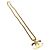 Collana CC CHANEL metallo tono oro CC Auth am11252SAM - vista 7
