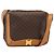 Céline Borsa a spalla in tela Macadam CELINE in pelle PVC marrone oro Auth YKZ1481 D'oro